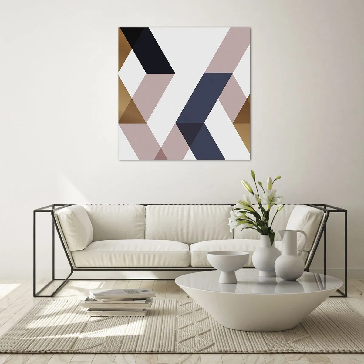 Impression sur verre - Image sur verre - Plats et angles - 40x40 cm