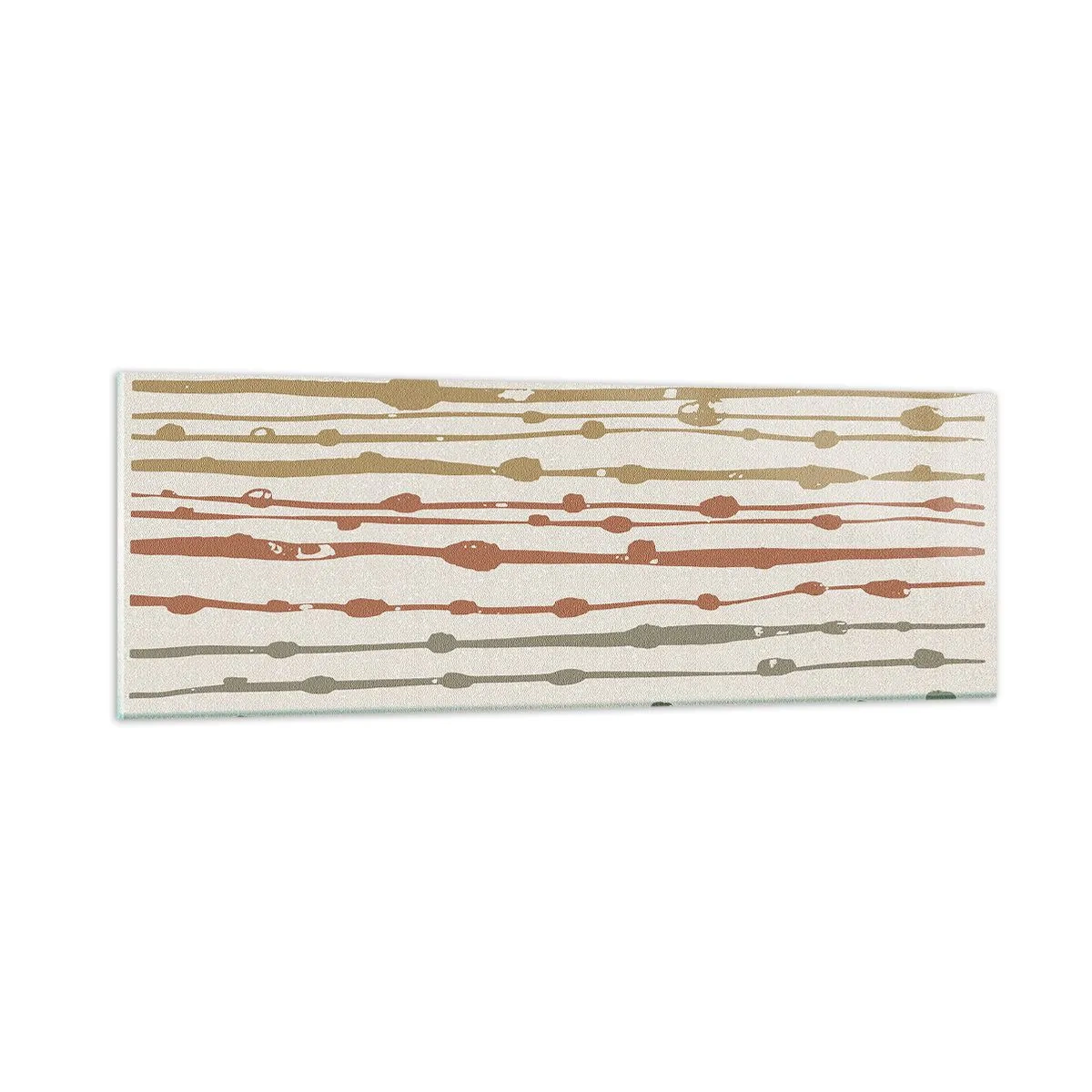 Impression sur verre - Image sur verre - Notation musicale des couleurs - 90x30 cm