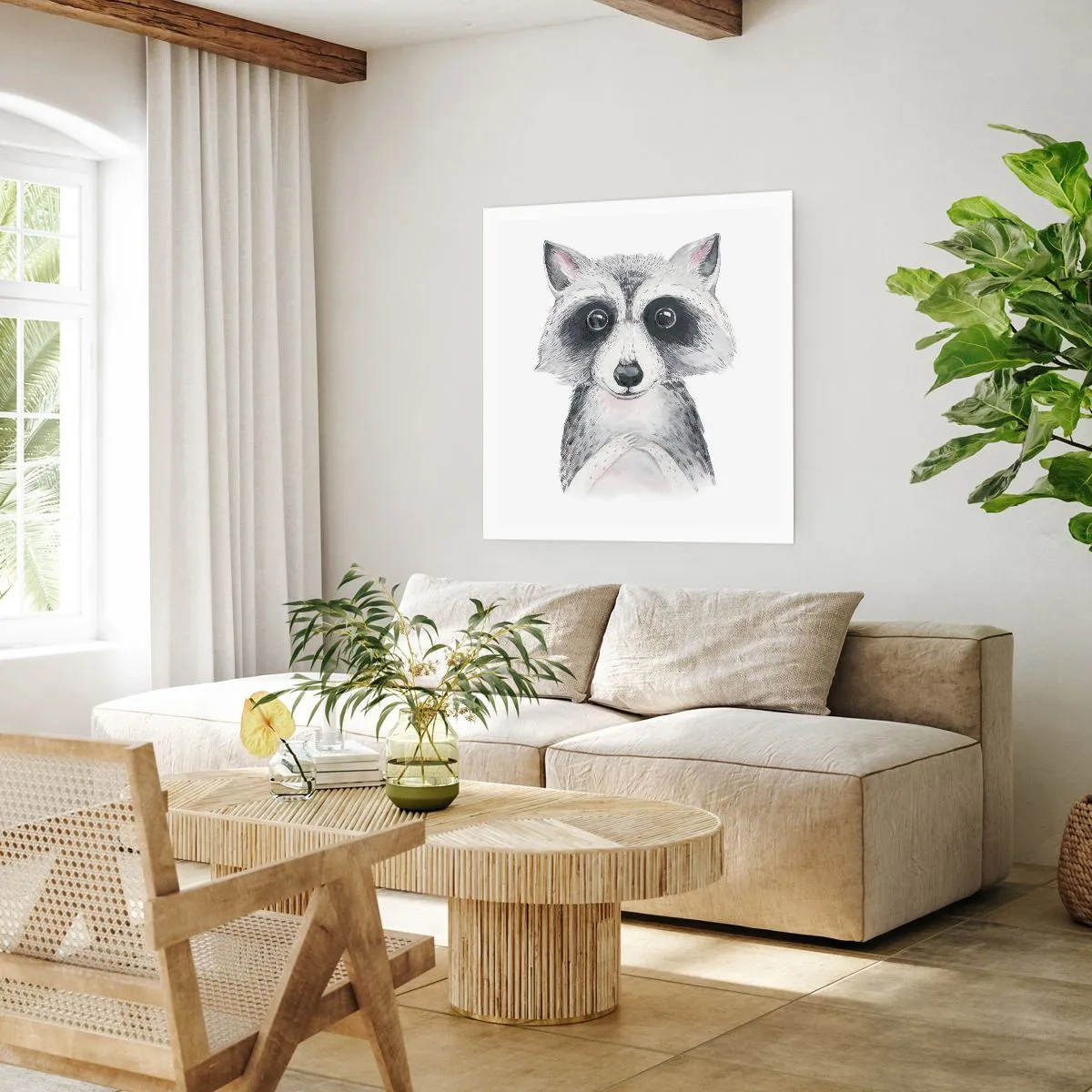 Affiche - Poster - Un moment pour s'émouvoir - 40x40 cm