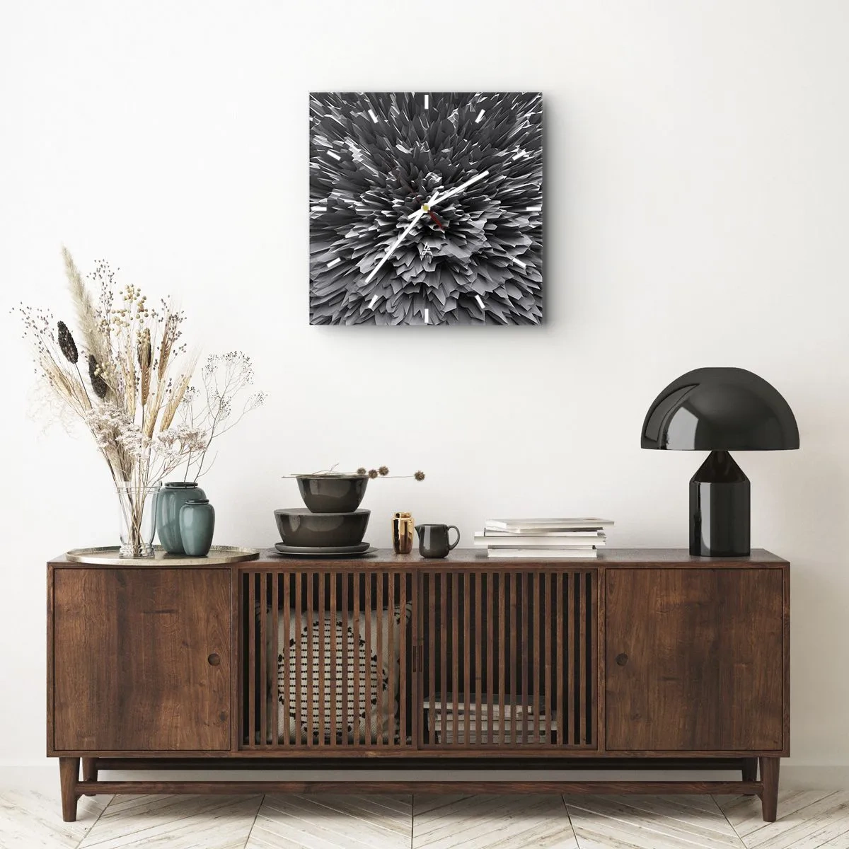 Horloge murale - Pendule murale - Ça ne peut pas être plus dur que ça - 40x40 cm