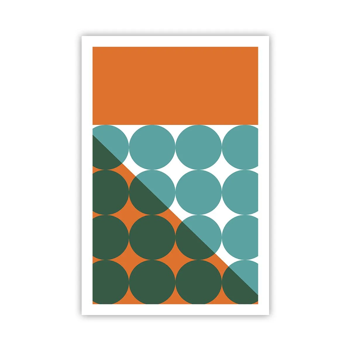 Affiche - Poster - En haut et en diagonale - 61x91 cm