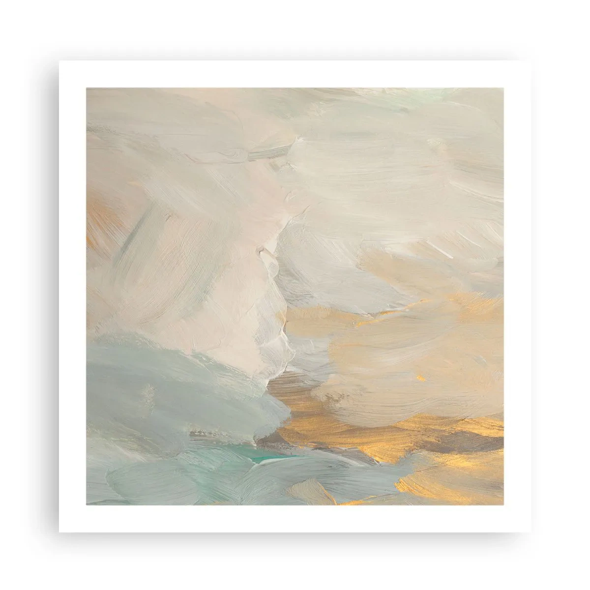 Affiche - Poster - Abstraction – le pays de la douceur - 60x60 cm