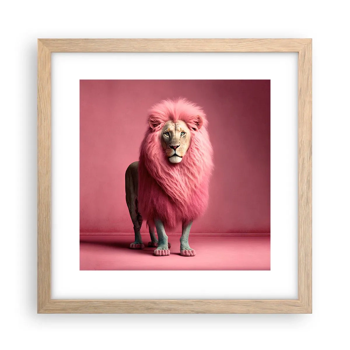 Affiche dans un chêne clair - Poster - Et tu n'as plus peur - 30x30 cm