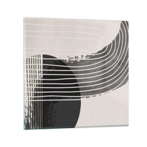 Impression sur verre - Image sur verre - Aller et retour - 30x30 cm