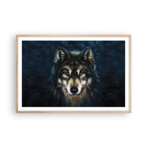 Affiche dans un chêne clair - Poster - Alpha? Et oméga - 91x61 cm