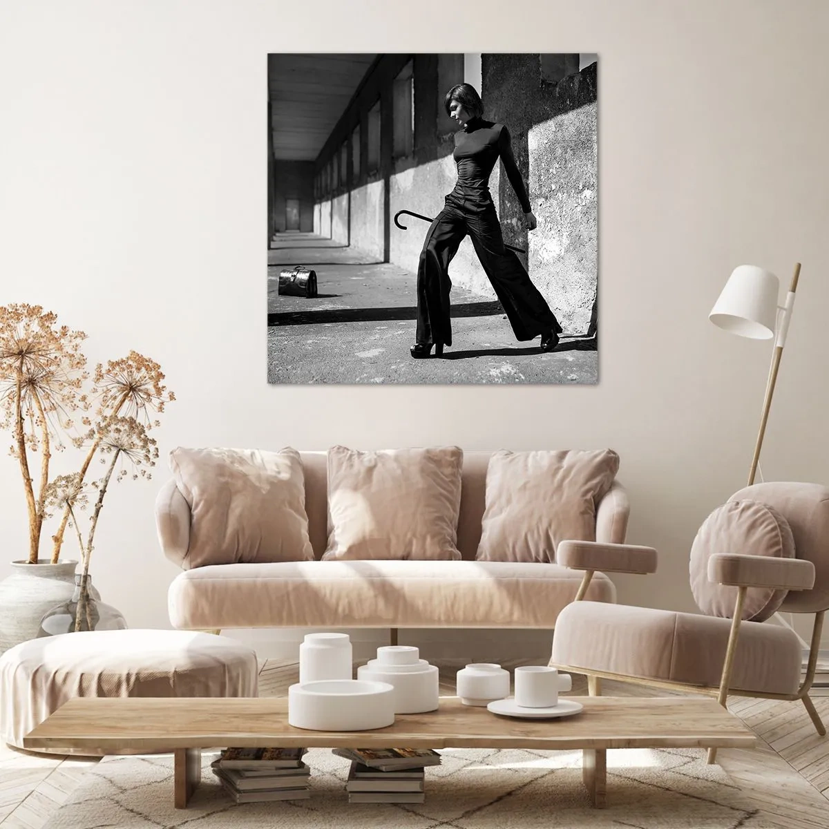 Impression sur toile - Image sur toile - Élégance urbaine - 70x70 cm