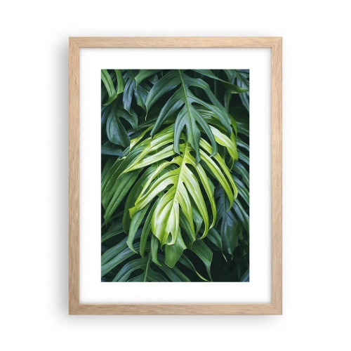 Affiche dans un chêne clair - Poster - Immergez-vous dans la fraîcheur - 30x40 cm