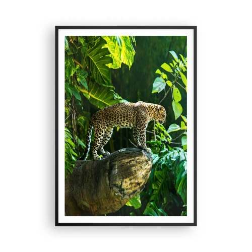 Affiche dans un cadre noir - Poster - À la chasse? - 70x100 cm