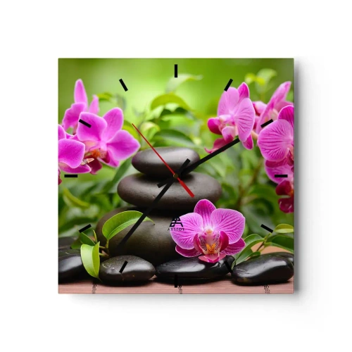 Horloge murale - Pendule murale - Pyramide de la Paix - 40x40 cm