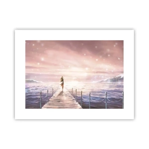 Affiche - Poster - A la lumière d'un rêve - 40x30 cm