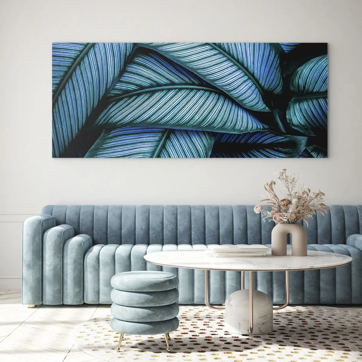 Impression sur verre - Image sur verre - Lignes de vie - 100x40 cm