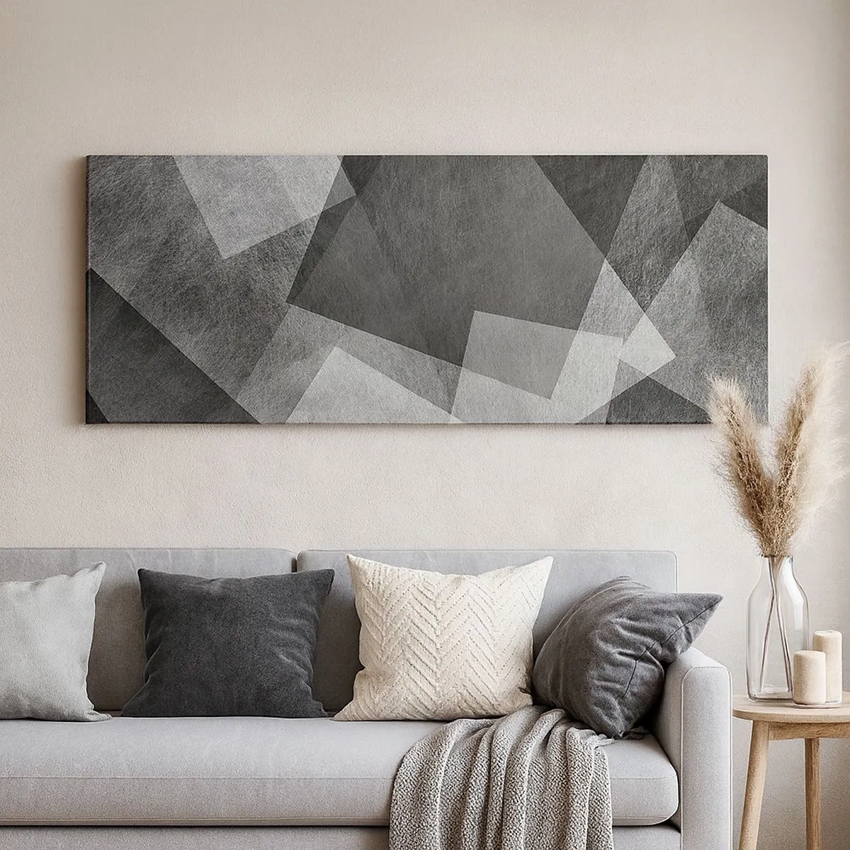 Impression sur toile - Image sur toile - Le symbole éternel de durabilité et d'ordre - 100x40 cm