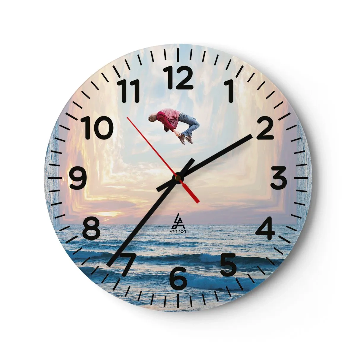 Horloge murale - Pendule murale - Vers une autre dimension - 40x40 cm