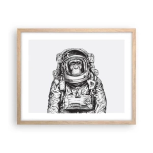 Affiche dans un chêne clair - Poster - Évolution alternative - 50x40 cm