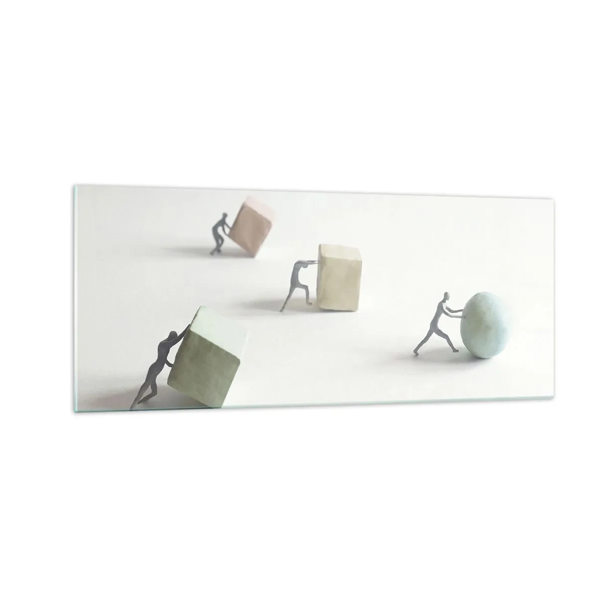 Impression sur verre - Image sur verre - Rien que la vie - 100x40 cm