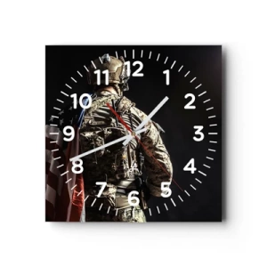 Horloge murale - Pendule murale - C'est exactement pour ça - 40x40 cm