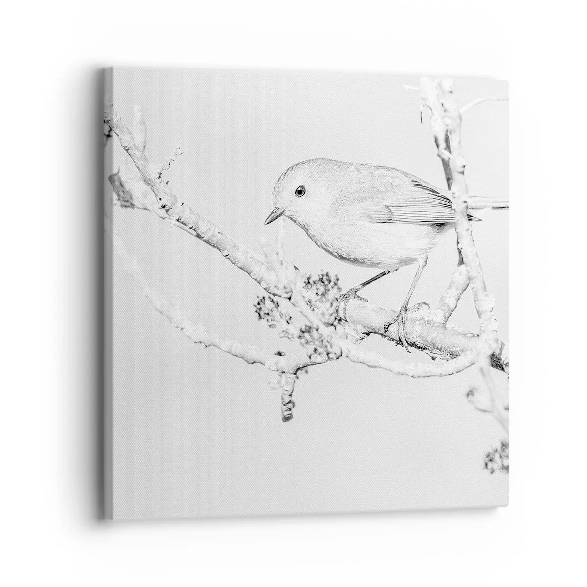 Impression sur toile - Image sur toile - Matin d'hiver - 30x30 cm
