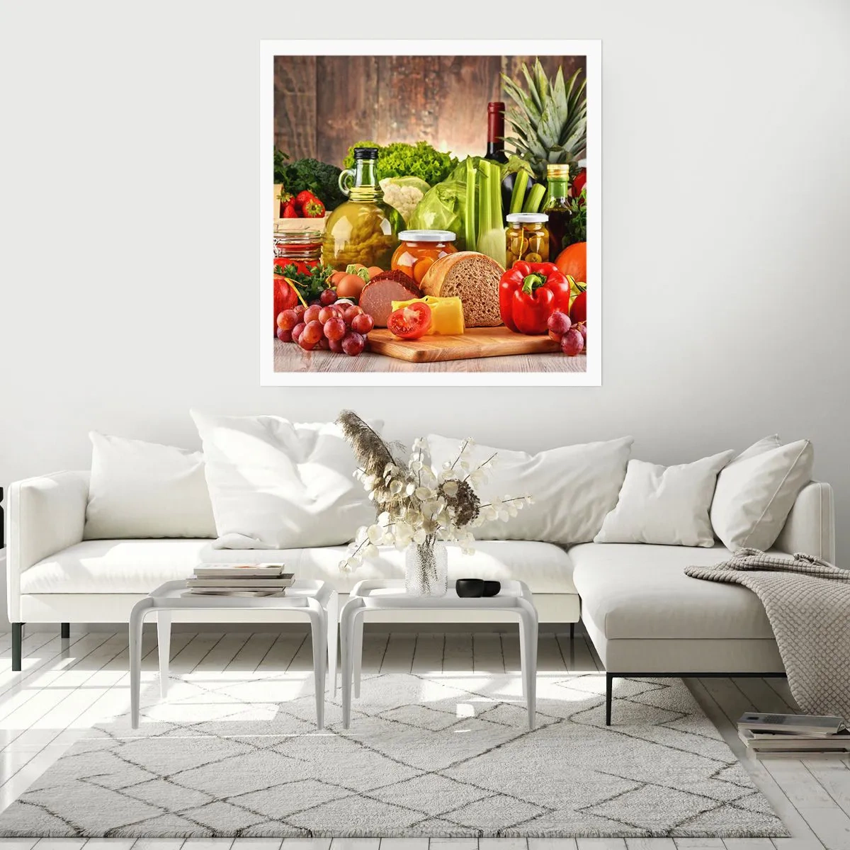 Affiche - Poster - Fumé, cuit au four et mariné - 40x40 cm