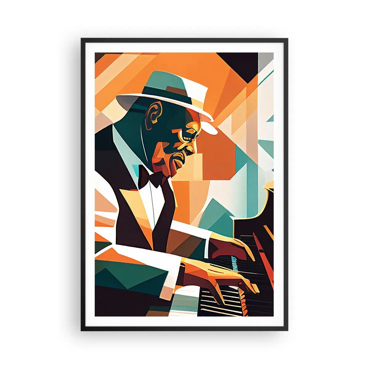 Affiche dans un cadre noir - Poster - C’est tout le jazz - 70x100 cm