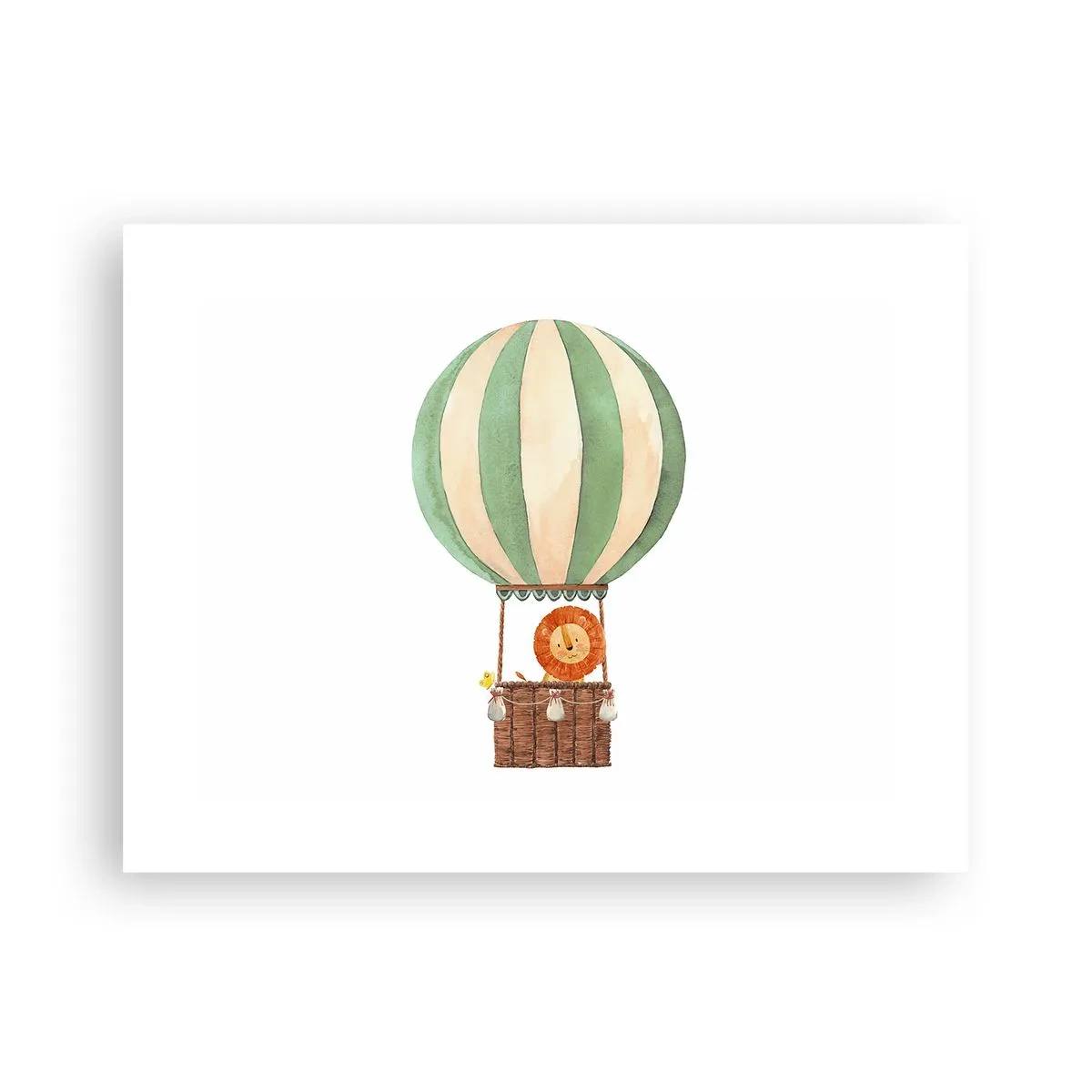 Affiche - Poster - Les voyages de Léon - 40x30 cm