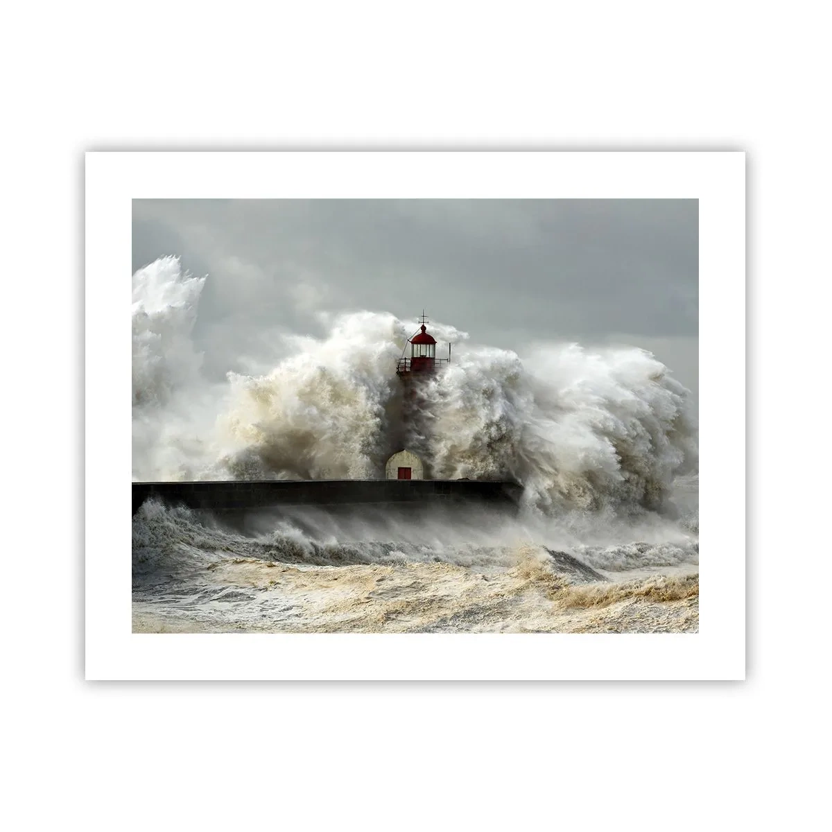 Affiche - Poster - La colère de l'océan - 50x40 cm