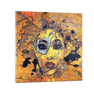 Impression sur verre - Image sur verre - Beauté ensoleillée - 50x50 cm