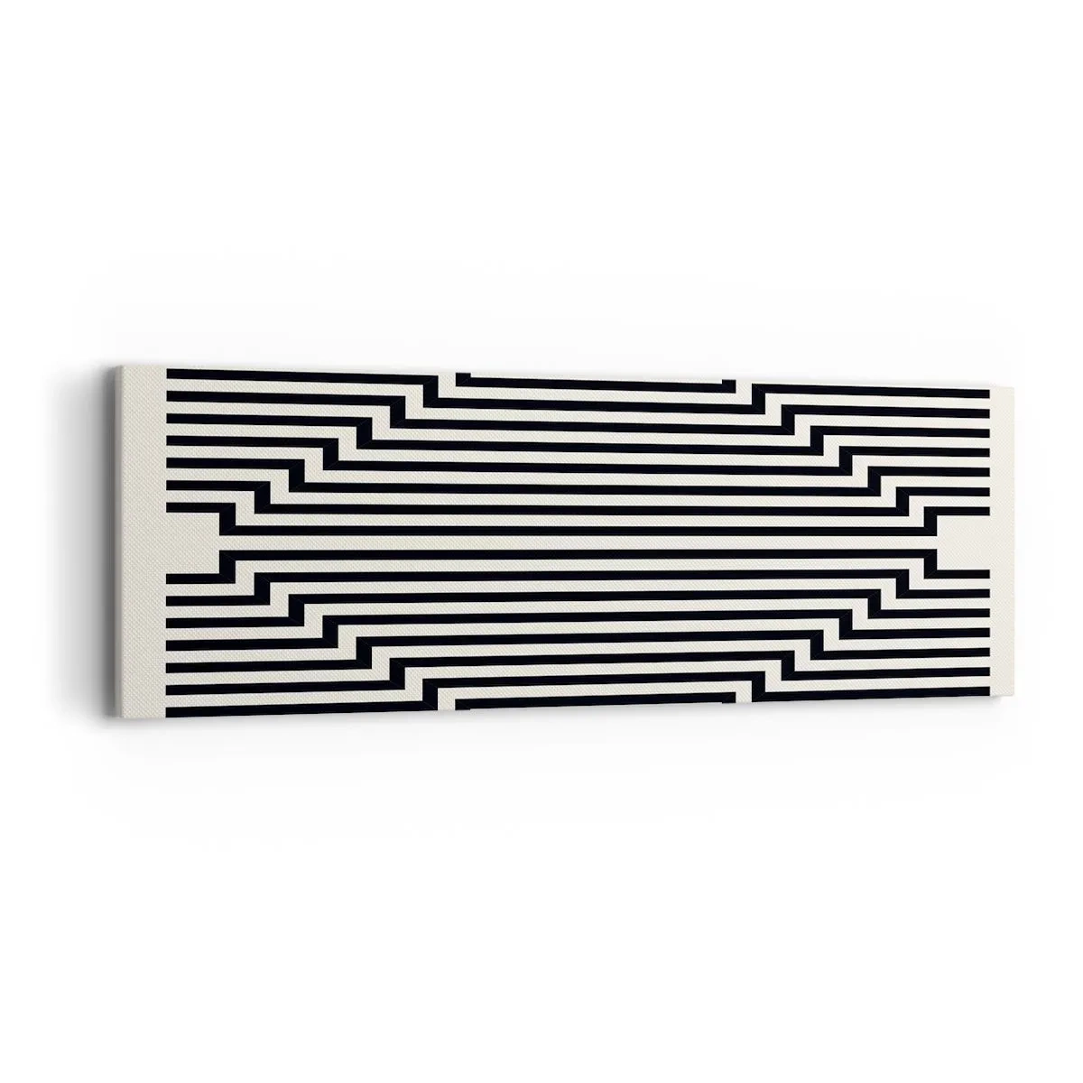 Impression sur toile - Image sur toile - Illusion géométrique - 90x30 cm