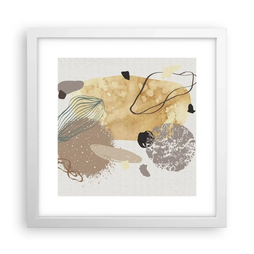 Affiche dans un cadre blanc - Poster - Plumcologie appliquée - 30x30 cm