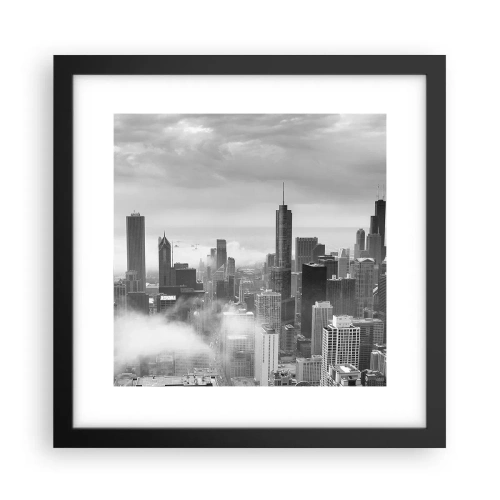 Affiche dans un cadre noir - Poster - Paysage américain - 30x30 cm