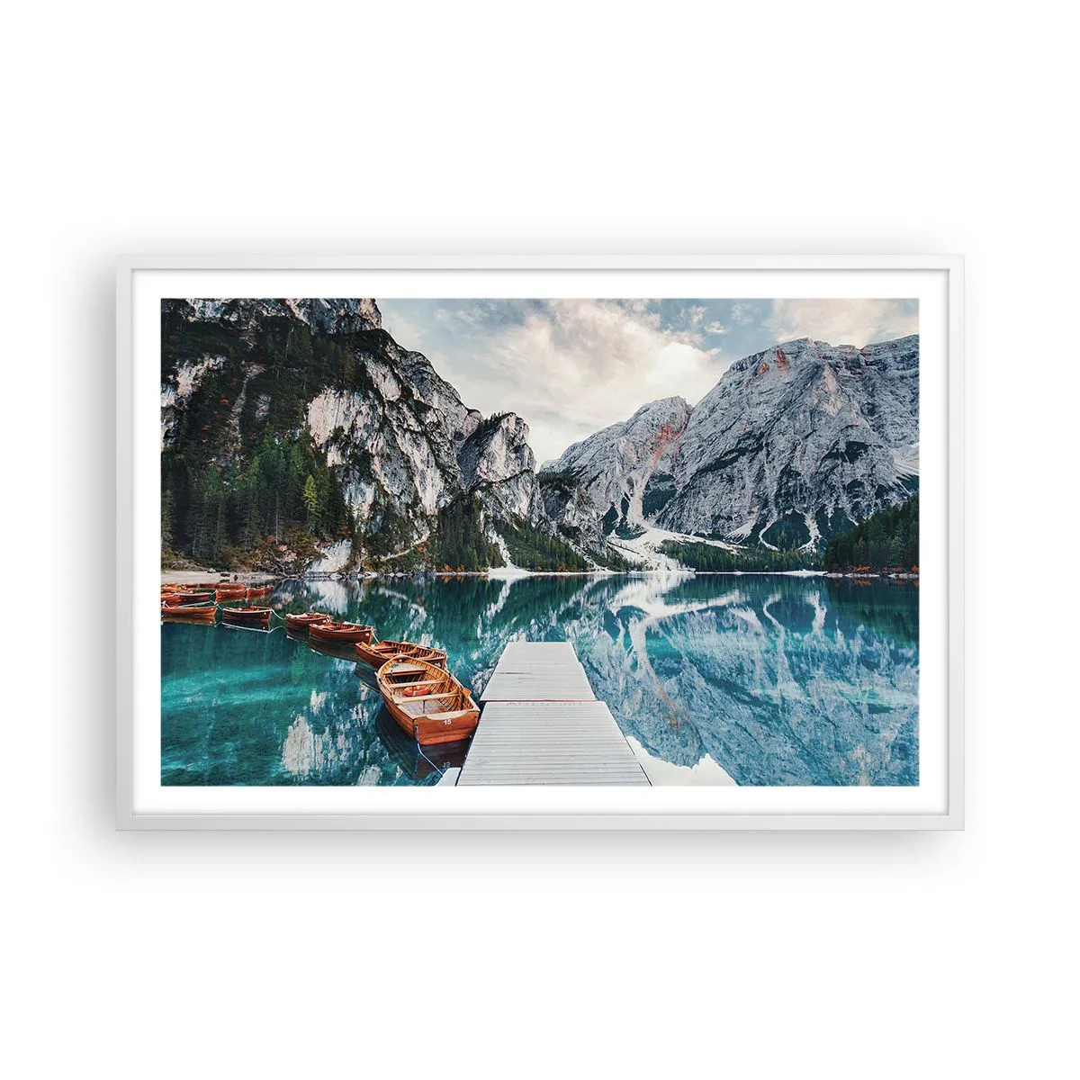 Affiche dans un cadre blanc - Poster - On va te montrer la beauté - 91x61 cm