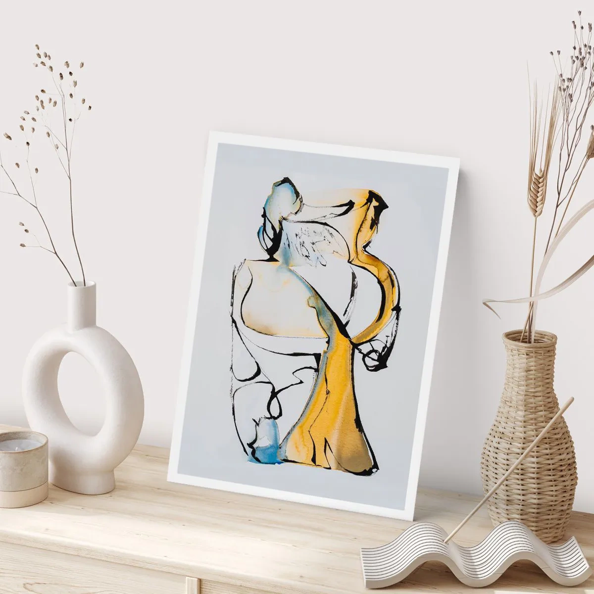 Affiche - Poster - Abstraction du verre - 70x100 cm