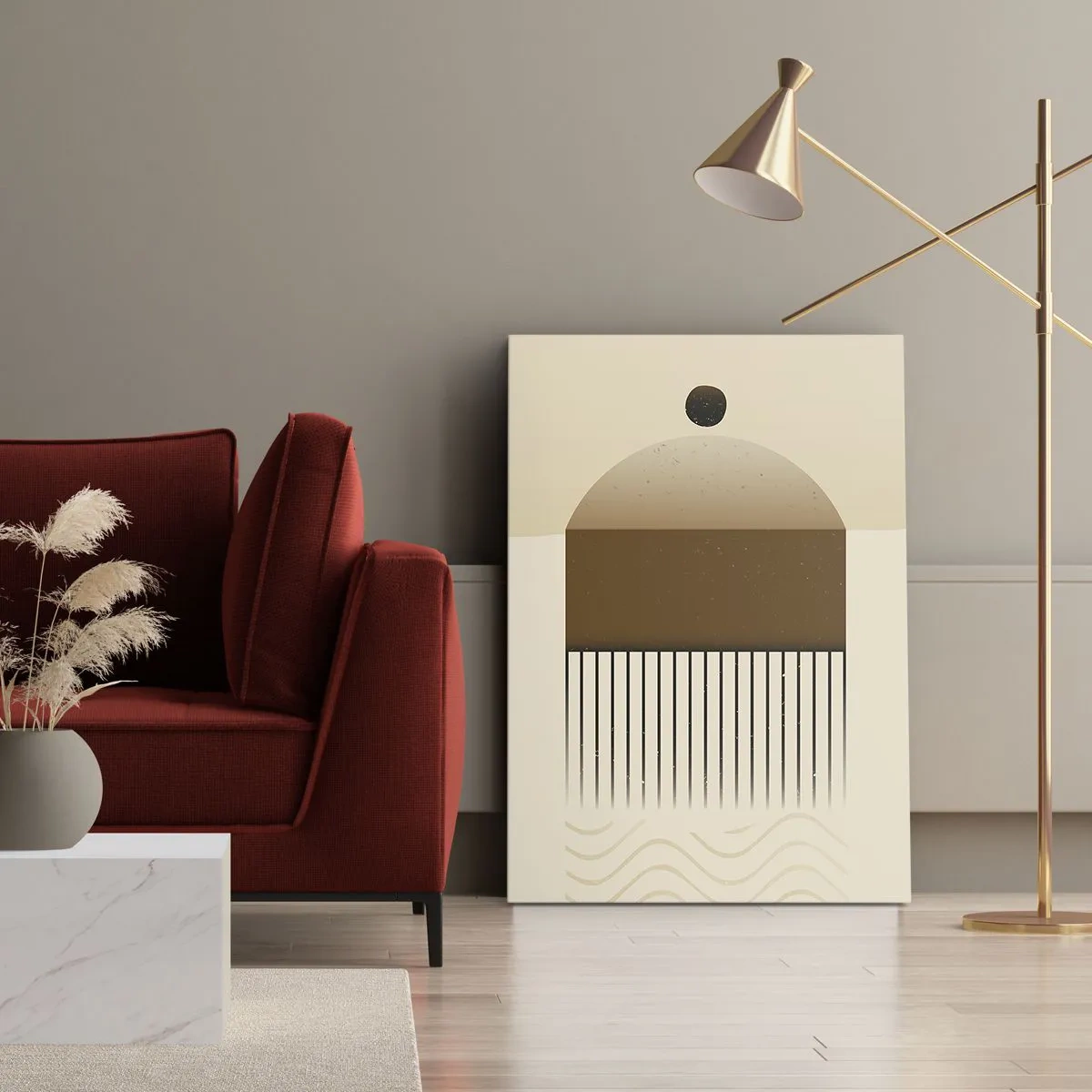 Impression sur toile - Image sur toile - Différents états - 55x100 cm