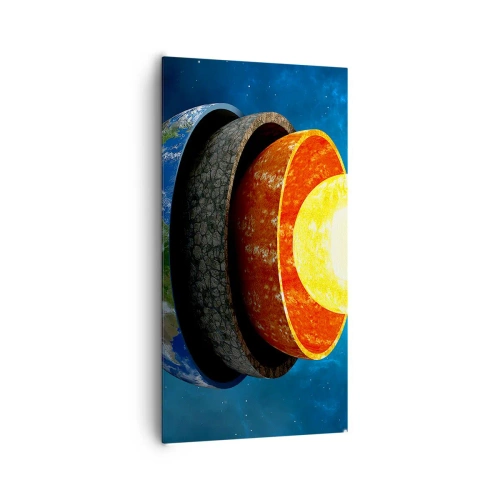 Impression sur toile - Image sur toile - Voyage au centre de la terre - 65x120 cm