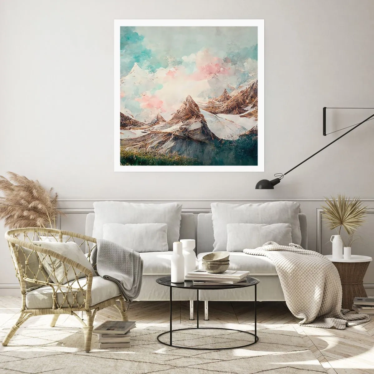 Affiche - Poster - Lames de roche - 50x50 cm