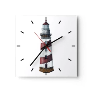 Horloge murale - Pendule murale - Toujours sur ses gardes - 40x40 cm
