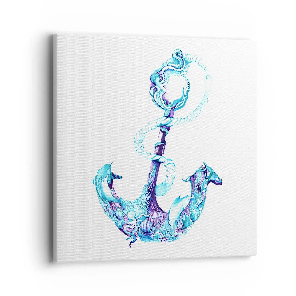 Impression sur toile - Image sur toile - Le confident des secrets de la mer - 40x40 cm