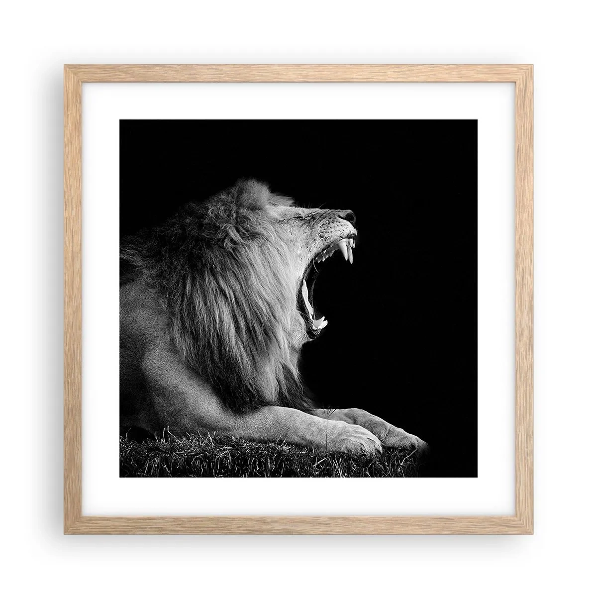 Affiche dans un chêne clair - Poster - Sans aucun doute - 40x40 cm