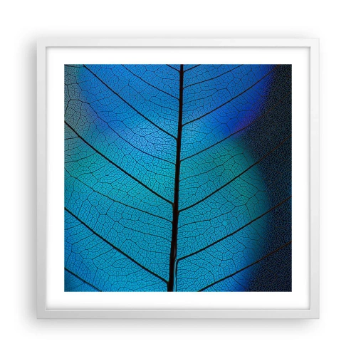 Affiche dans un cadre blanc - Poster - Construction complexe - 50x50 cm