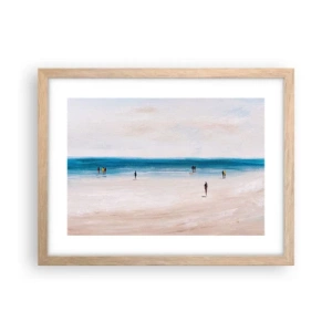 Affiche dans un chêne clair - Poster - Un besoin naturel - 40x30 cm