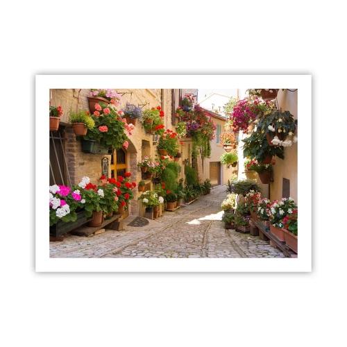 Affiche - Poster - Une inondation de fleurs  - 70x50 cm