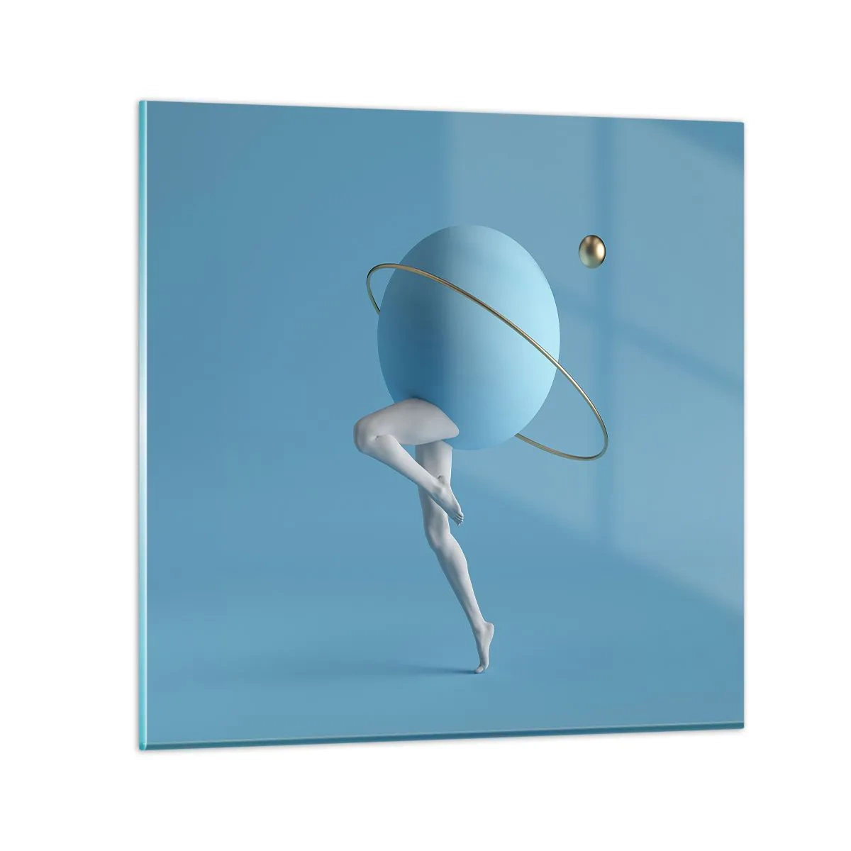 Impression sur verre - Image sur verre - Et les planètes deviennent folles - 40x40 cm