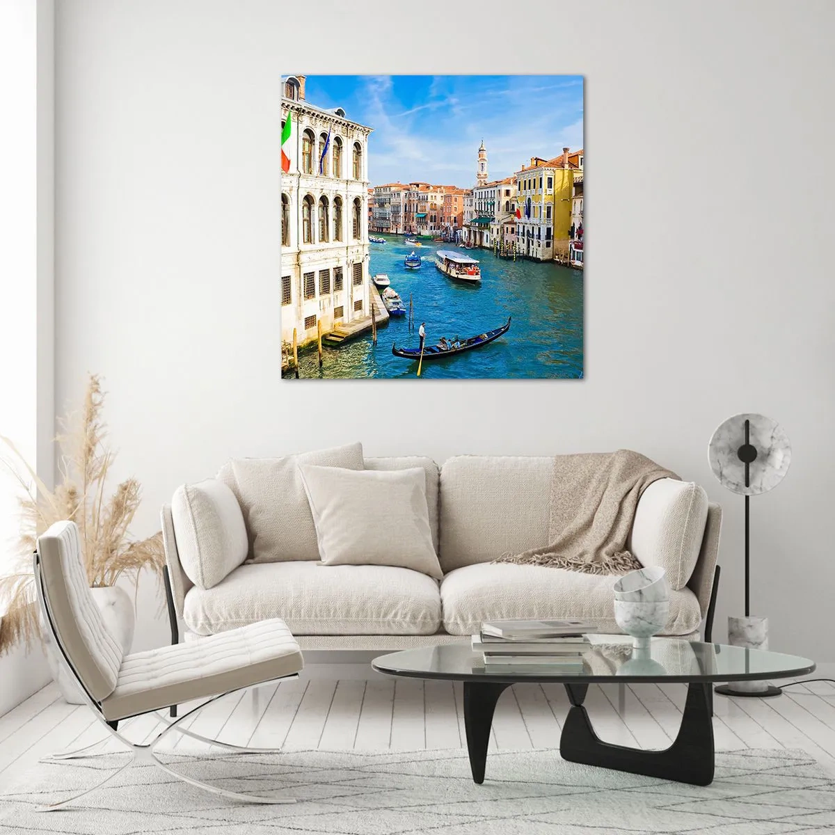 Impression sur verre - Image sur verre - Trafic de rue unique au monde - 40x40 cm