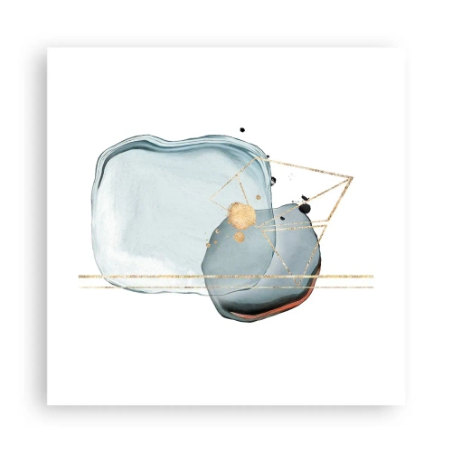 Affiche - Poster - Etude des gouttes - 40x40 cm