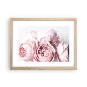 Affiche dans un chêne clair - Poster - Pour les romantiques - 40x30 cm