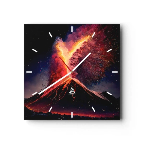 Horloge murale - Pendule murale - Beauté et horreur - 40x40 cm