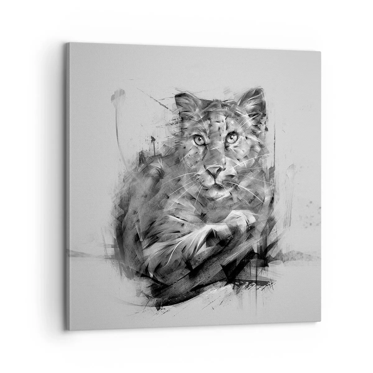 Impression sur toile - Image sur toile - Oui, j'écoute attentivement - 60x60 cm