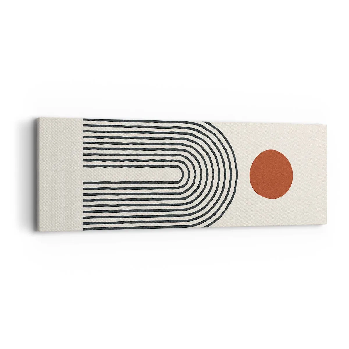 Impression sur toile - Image sur toile - Le magnétisme des formes et des couleurs - 90x30 cm