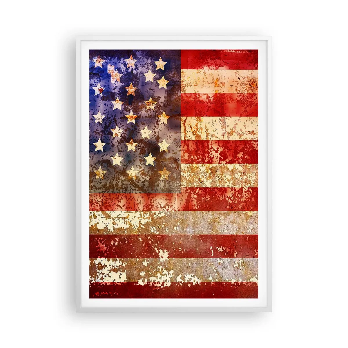 Affiche dans un cadre blanc - Poster - La gloire ne s'efface pas - 70x100 cm