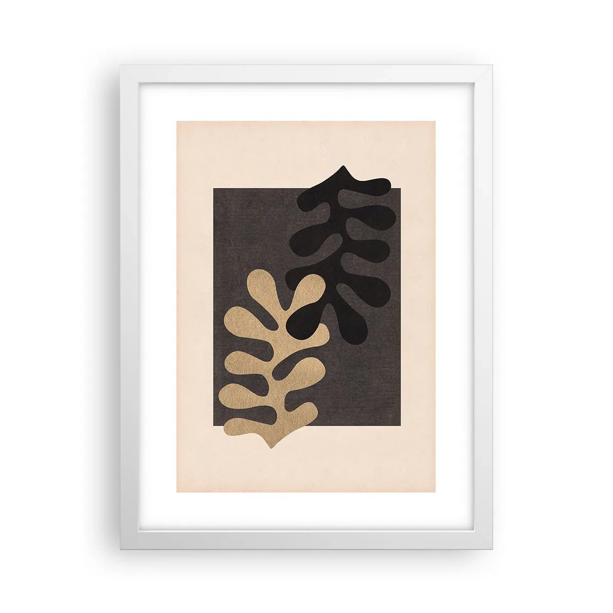 Affiche dans un cadre blanc - Poster - Absence et complément - 30x40 cm