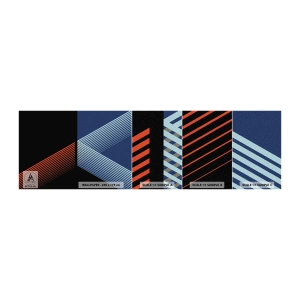 Échantillon de Papier Peint Autocollant Deluxe Sticker - Histoire simple - Abstraction, Morceau, Linéaire - 100x30 cm